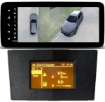 Магнитола для Opel Antara 2006-2015 (перенос БК вниз, черная) - Teyes LUX ONE 360 монитор 12.3" 2K QLED на Android 10, Быстрая, CarPlay, 4G SIM-слот, 4 камеры в комплекте