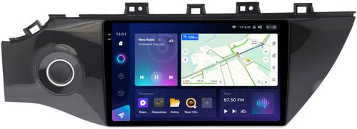 Магнитола для KIA Rio 4, Rio X-Line 2017-2020 (рамка 9 с кнопкой) - Teyes CC3-2K QLed Android 10, Быстрая, SIM-слот, CarPlay