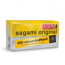 Презервативы Sagami Original 002 XL-Size, полиуретан, 12 шт.