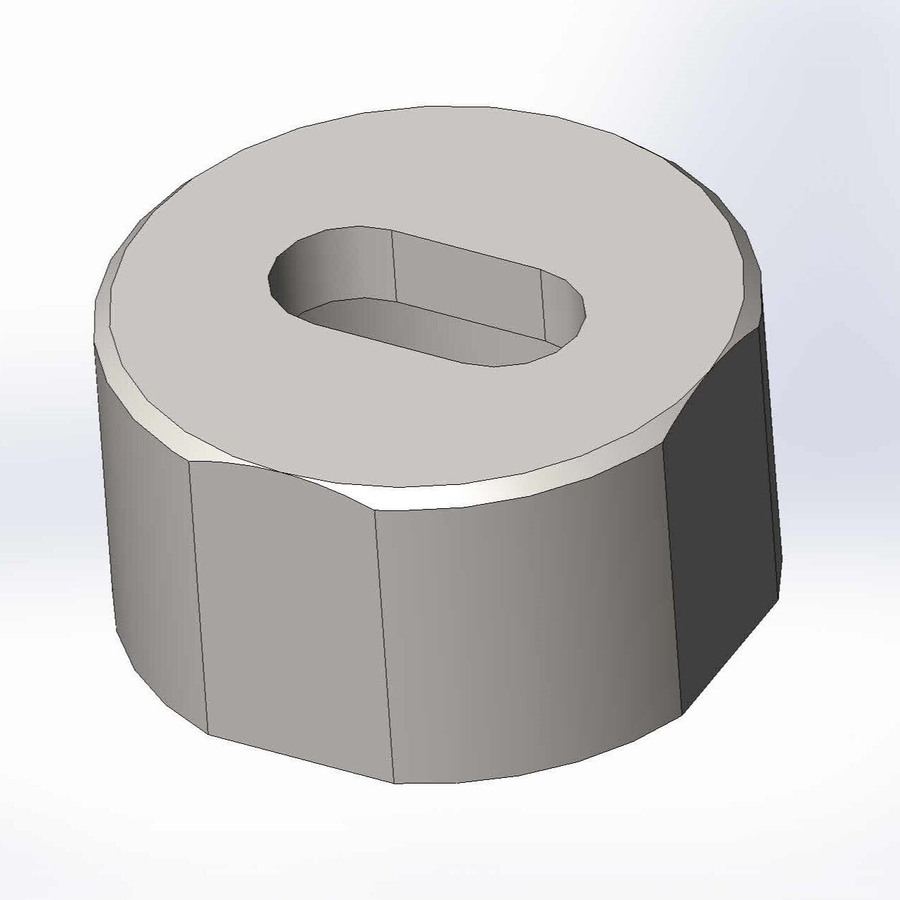 Матрица овальная HI-PRO для прессов GEKA No.8 HKM, FABTEC Q35Y, 11.5х21 мм