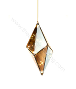 Pendant design lamp  Maxhedron Vertical by Bec Brittain (Amber)