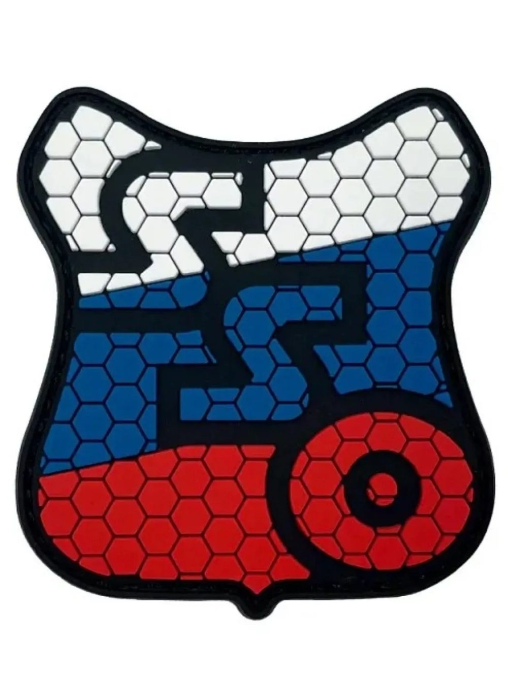 Шеврон ССО Гексагон (Триколор)