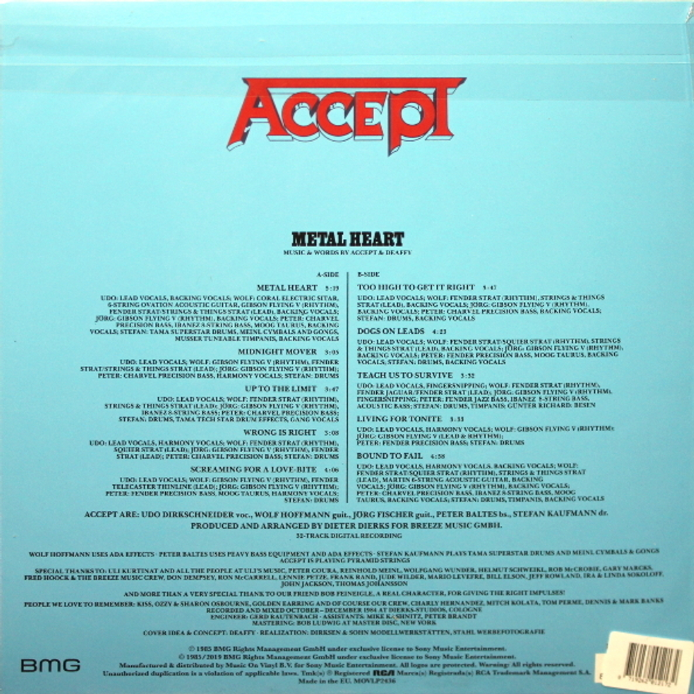 Accept / Metal Heart (LP)