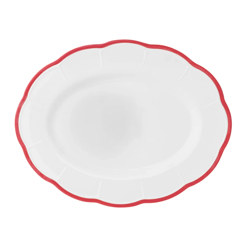 Блюдо овальное Red Rim (35 см)