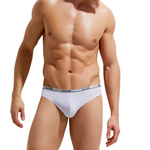 Мужские трусы-тонги с тонкой резинкой Second Skin Thong (Размер: XL) (Цвет: белый)