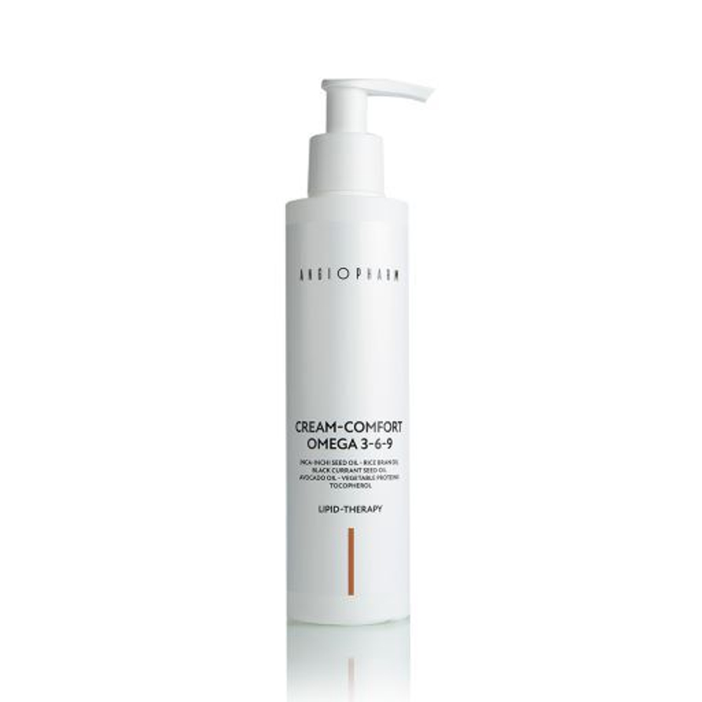 ANGIOPHARM КРЕМ-КОМФОРТ С КОМПЛЕКСОМ ОМЕГА 3–6–9, 200 мл. | CREAM–COMFORT OMEGA 3–6–9