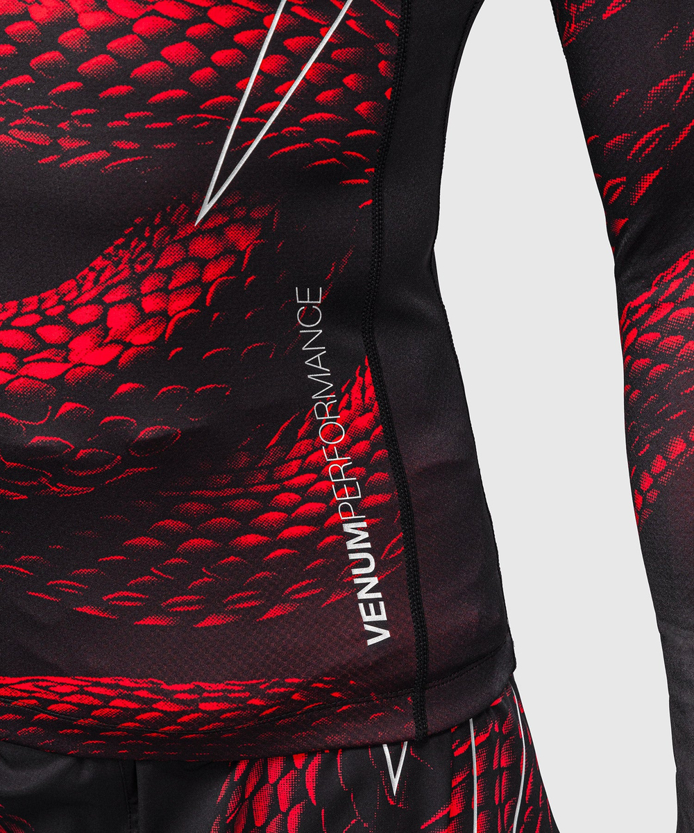 Рашгард Venum Matupa Black/Red/Silver L/S