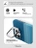 Чехол накладка iPhone 16 Pro Max 6.9" Gurdini Carbon Design (Magsafe &amp; Lense holder) Moon Rising Blue