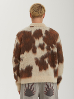 Мужской Свитер Obey Cow Pattern Zip