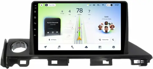 Магнитола для Mazda 6 GJ 2015-2018 - Teyes CC4L-DTS монитор 9" IPS, Android 14, Быстрая, Snapdragon 662, CarPlay, 4G SIM-слот