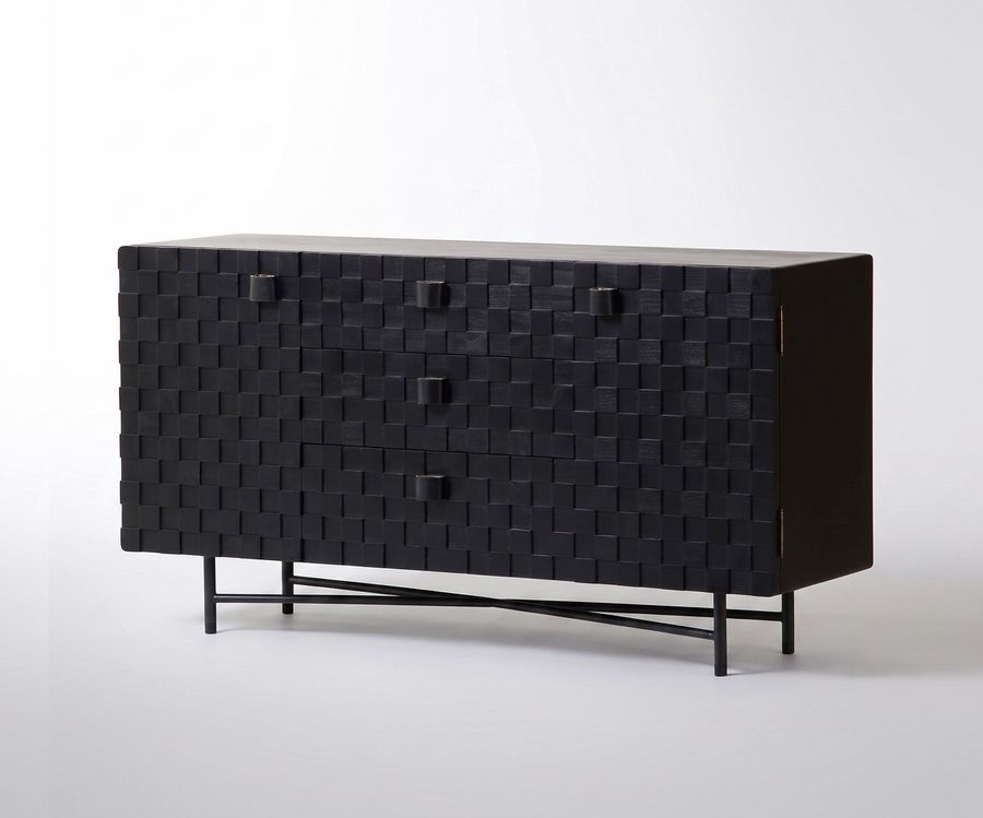 Дизайнерский комод Noir-Grid RI134