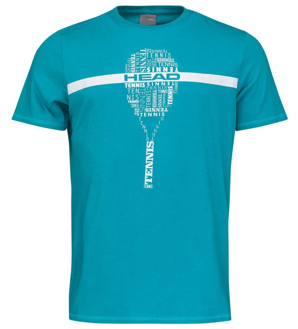 Мужская теннисная футболка Head TYPO T-Shirt M - petrol