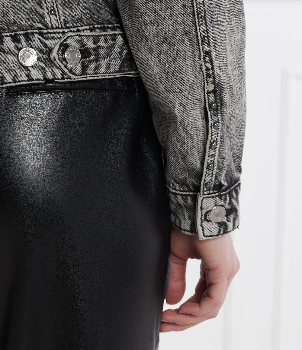Джинсовая куртка clarette GUESS - графитовый (W4RN62 D56B3)