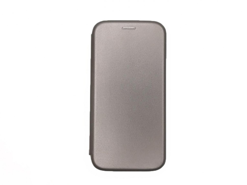 Чехол-книжка Huawei P40 Lite Fashion Case кожаная боковая серая