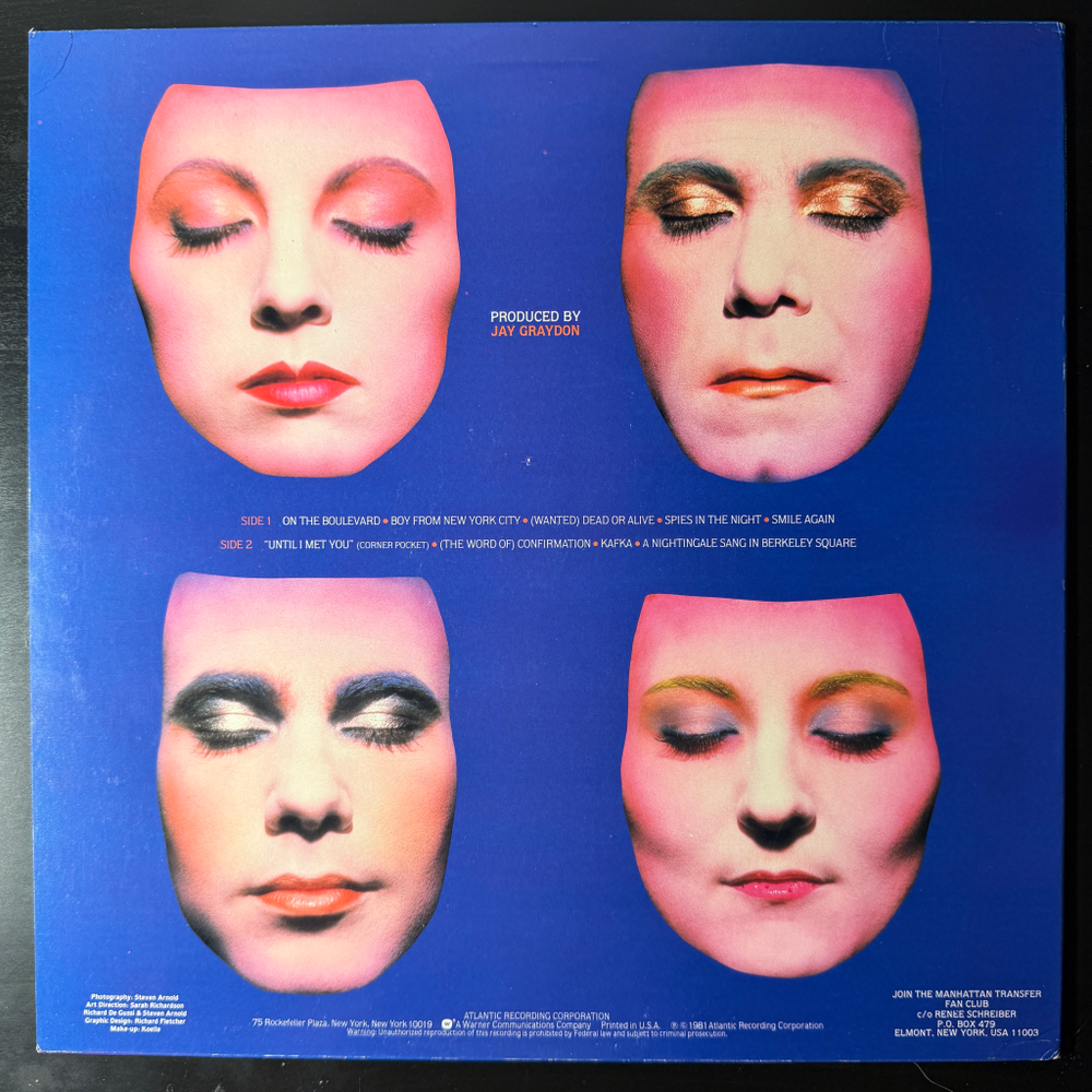 The Manhattan Transfer ‎– Mecca For Moderns (США 1981г.)