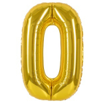 К Цифра 0 Золото 40''/102 см.