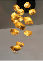 Pendant design lamp Gold Moon by Catellani & Smith (15 lampshades)