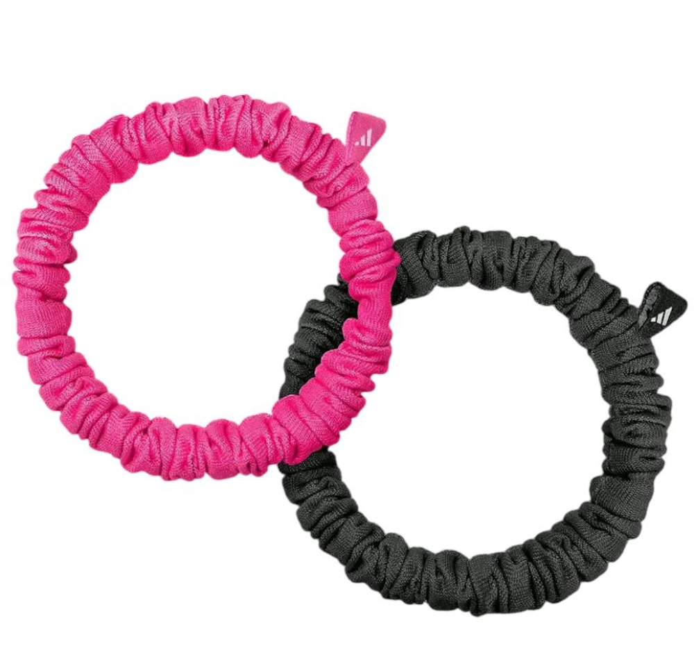 Повязка на голову Adidas Thin Hair Scrunchies 2P - black/lucid pink