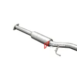 Выхлопная система с заслонками для Hyundai Veloster FS 1.6-1.8T