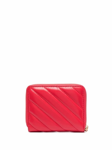 TAYLOR QUILTED WALLET - red