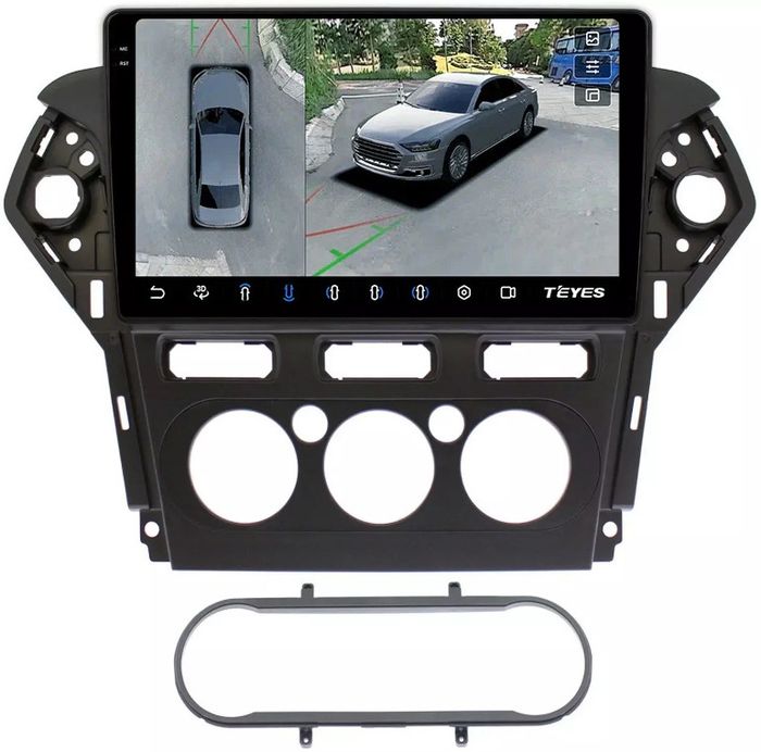 Магнитола для Ford Mondeo 4 2010-2014 - Teyes CC3-2K-360 на Android 10, Быстрая, 2K QLED, CarPlay, 4G SIM-слот, 4 камеры в комплекте
