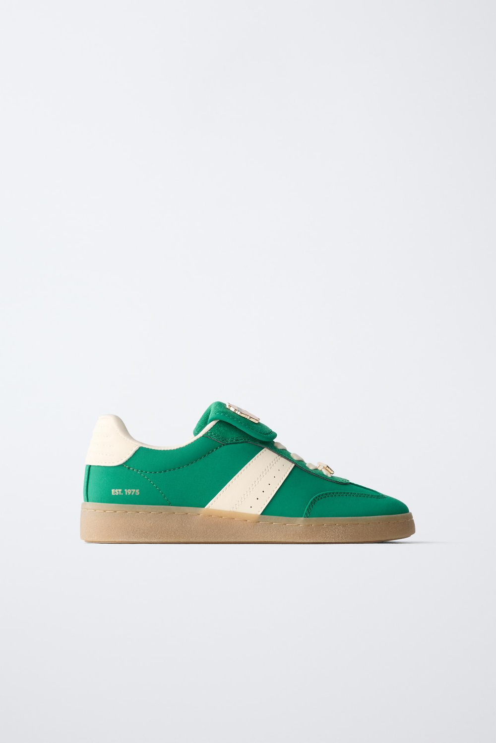 ZARA КРОССОВКИ С ШАРМАМИ CAPIBARA CAPYFUN ©, ЗЕЛЕНЫЙ