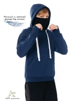 Толстовка Худи без начеса "Ниндзя" с маской "Ninja"