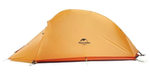 Палатка Naturehike Cloud Up 1-местная, алюминиевый каркас, сверхлегкая, оранжевая, NH18T010-T-TOR