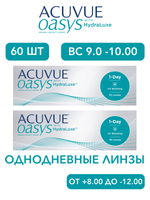 Однодневные контактные линзы Acuvue Oasys 1-Day (комплект 60 линз)