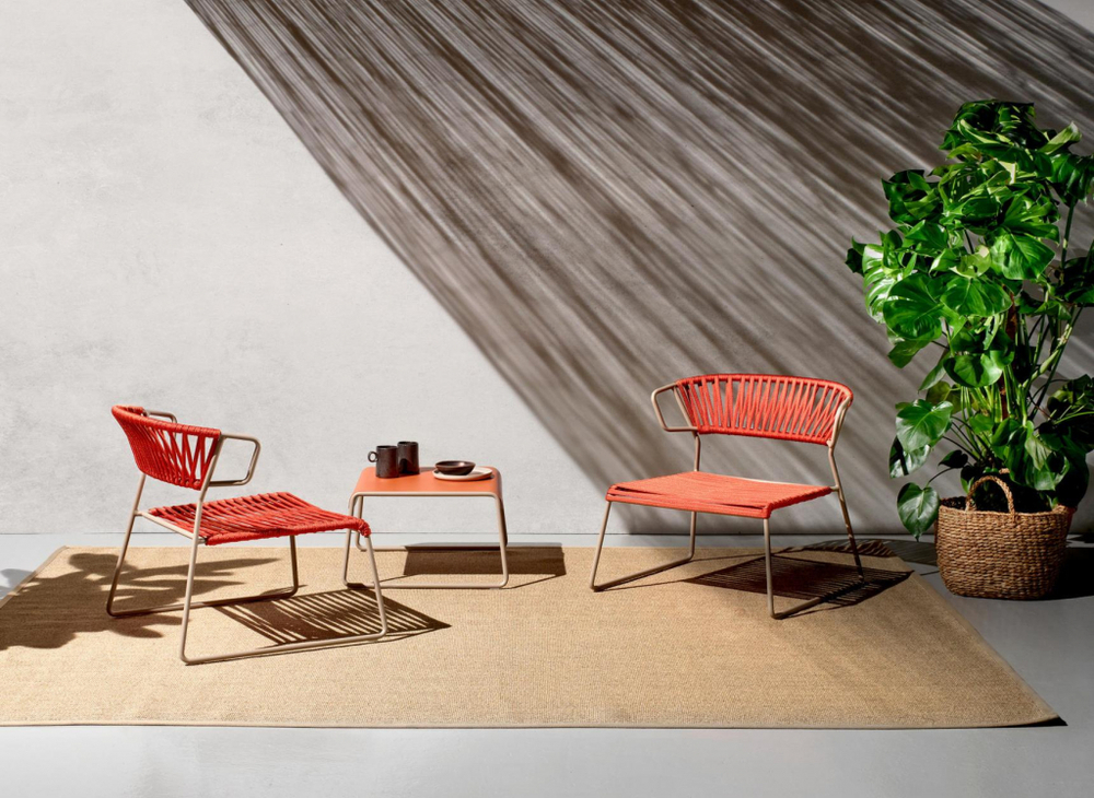 Столик кофейный Scab Design Lisa Lounge Side Table, тортора, терракотовый