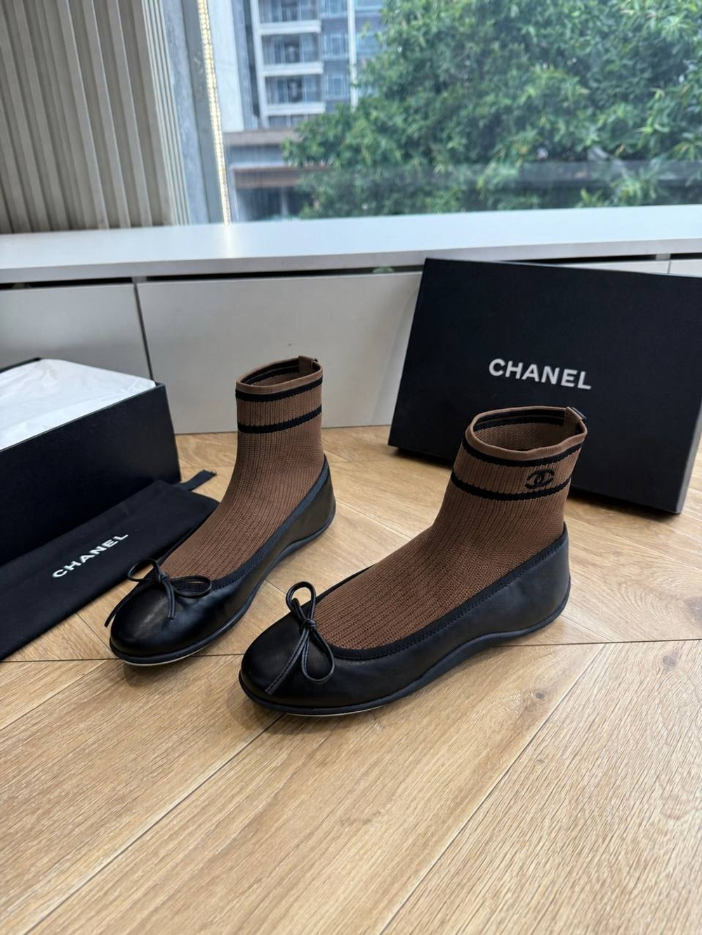 Ботинки балетки Chanel