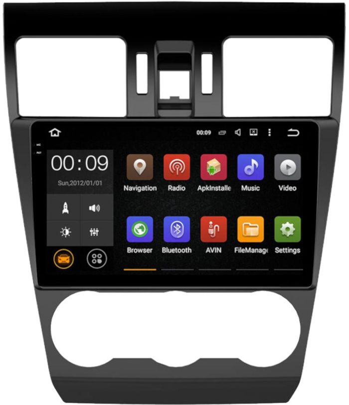 Магнитола для Subaru Forester, Impreza, XV 2012-2015 - AIROC 2K RX-3401 Android 13, Быстрая, QLed+2K, CarPlay, SIM-слот