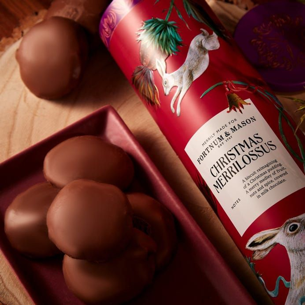 Печенье Fortnum&Mason Christmas Merrilossus, 600 г