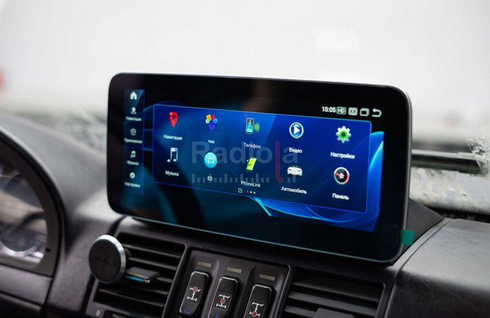 Магнитола для Mercedes-Benz G-класс 2006-2012 NTG 3.5 (поддержка Harman/Kardon) - RDL-7707 монитор 10.25" на Android 13, Быстрая, CarPlay, 4G SIM-слот