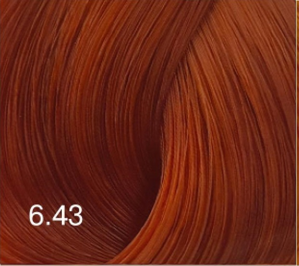 6/43 темно-русый медно-золотистый, крем-краска для волос Bouticle/ Expert Color