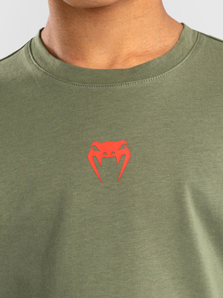 Футболка детская Venum Contender Army Green/Orange