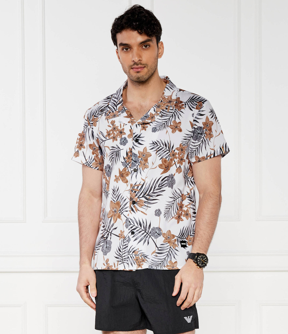 Рубашка Beach Shirt BOSS BLACK - белый(50508958)