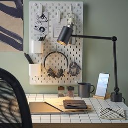 Настольный светильник IKEA NYMANE (НИМОНА), Антрацит, 74 см