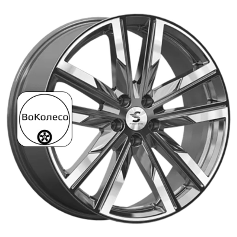 8x20/5x112 ET41 D57,1 КР014 (Tiguan) Diamond Gloss Graphite Premium Series