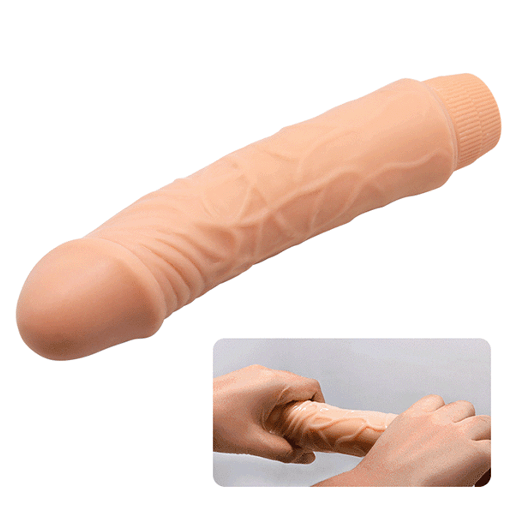 Телесный вибратор-реалистик 19,5см Baile Barbara Jeff BW-001032R