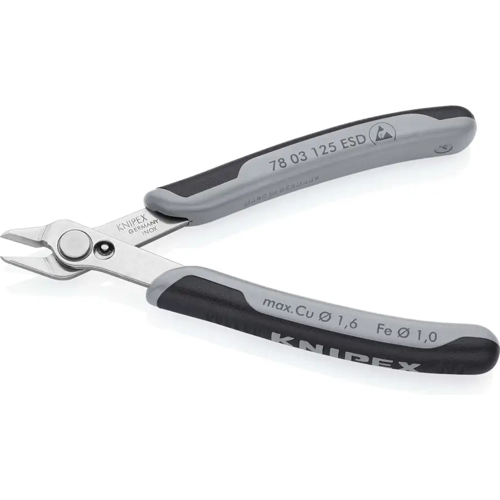 Кусачки прецизионные Electronic Super Knips® ESD 125 мм Knipex 78 03 125 ESD