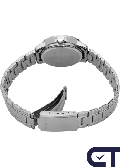 Casio LTP-V004D-1B — женские часы с металлическим браслетом