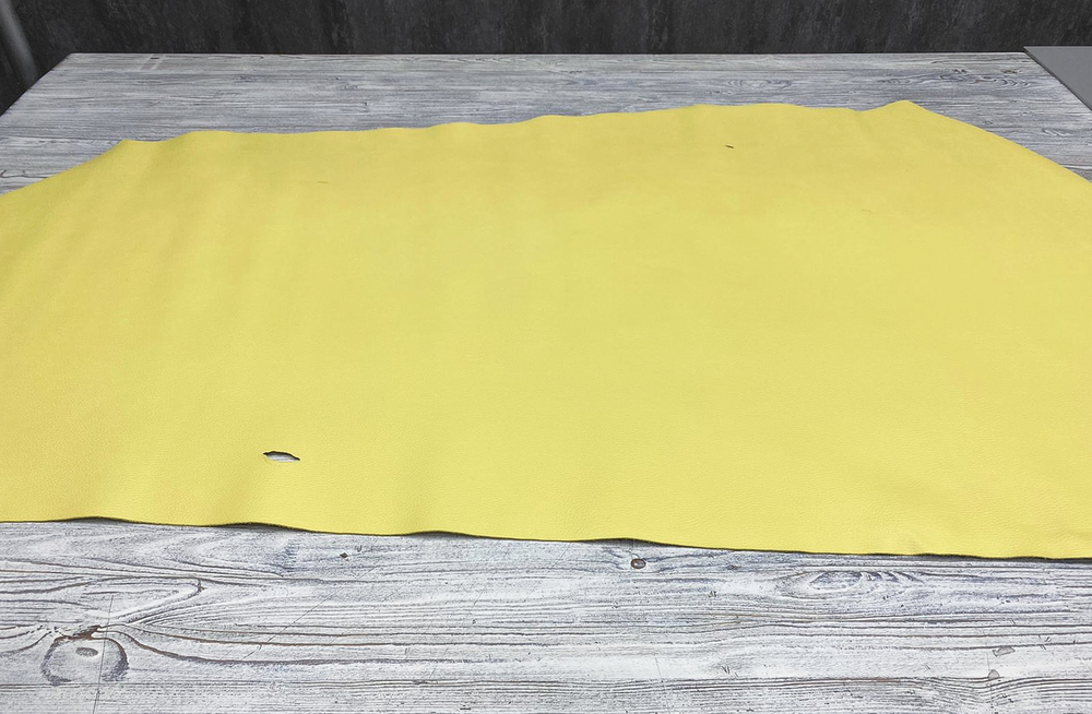 Кожа Luxury Tannery Banana желтая натуральная