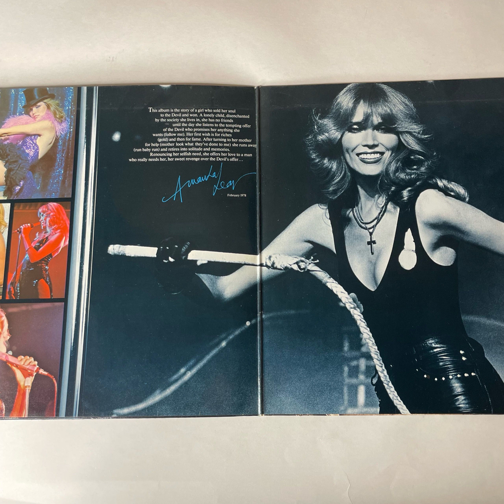 Винтажная виниловая пластинка LP Amanda Lear Sweet Revenge (Германия 1978) (С Плакатом)