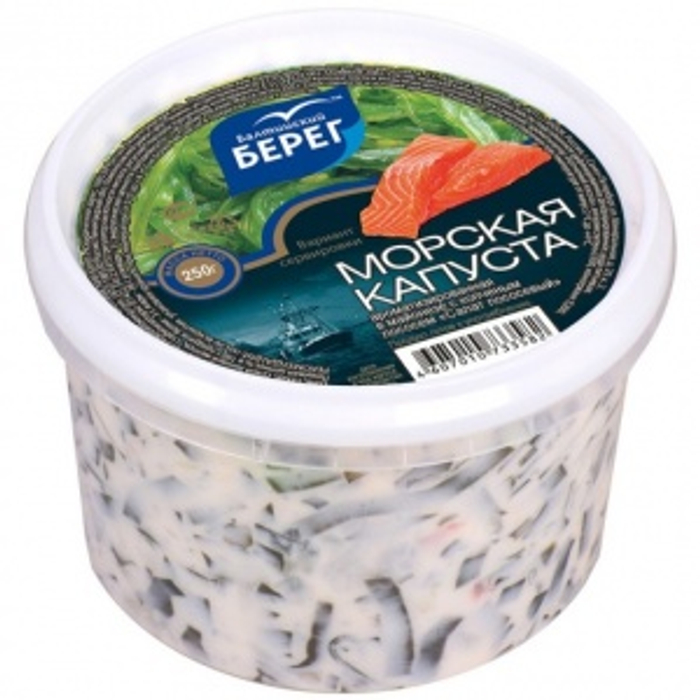 Салат из морской капусты  250гр. ТМ " Балтийский берег "