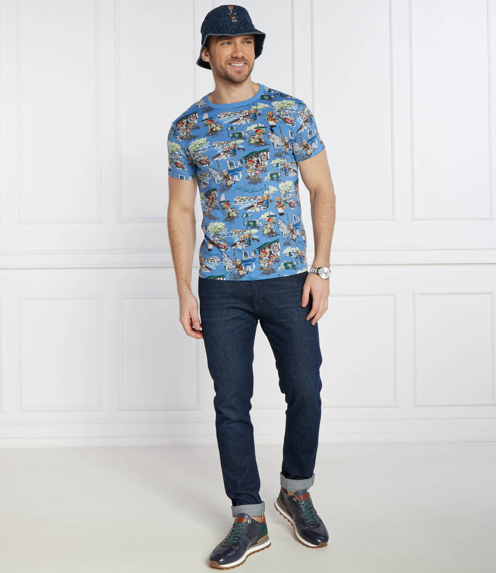 Футболка POLO RALPH LAUREN - голубой(710935547)