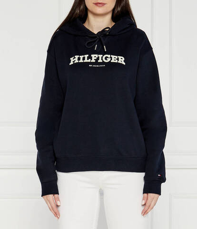 Худи REG MONOTYPE FLOCK Tommy Hilfiger - темно-синий(WW0WW41236)