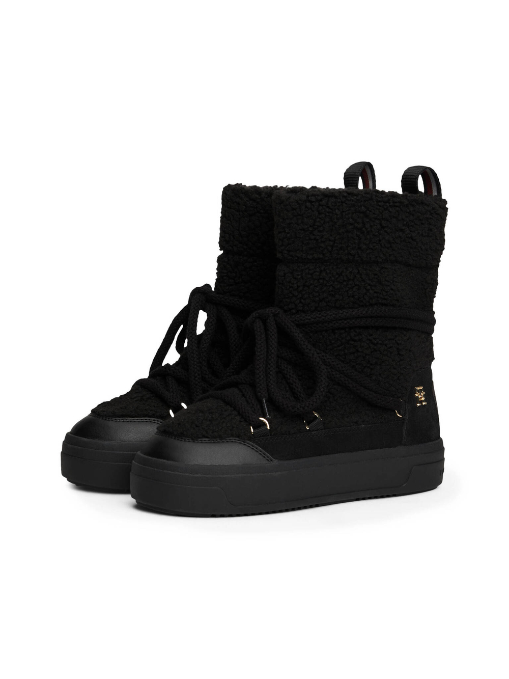 Утепленное угги shearling Tommy Hilfiger - черный(FW0FW08252)