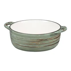 Бульонница 550 мл d 14,5 см h5,5 см с ручками Texture Light Green P.L. Proff Cui [6]