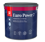 КРАСКА "EURO POWER-7" 2,7 Л (1) МОЮЩАЯСЯ ДЛЯ СТЕН И ПОТОЛКОВ "ТИККУРИЛА"